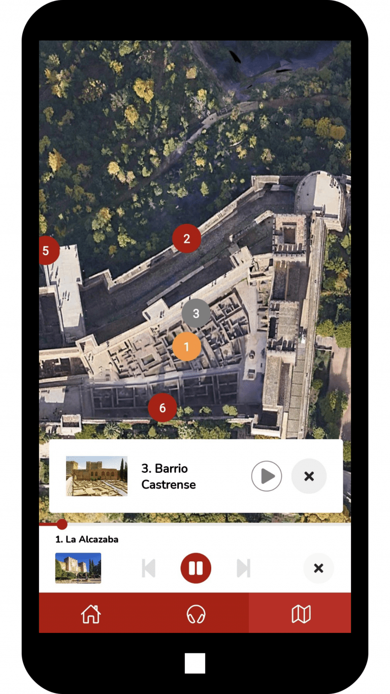 Audio mapa Audioguía Alhambra